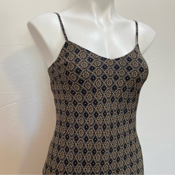 ANN TAYLOR VINTAGE Y2K 90s CLUELESS SILK SLIP DRESS - Picture 3 of 16